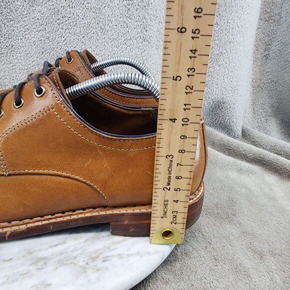 Johnston & Murphy Shoes Mens SIze 9.5 Brown Leather Lace Up Oxford *GUC* main image 4